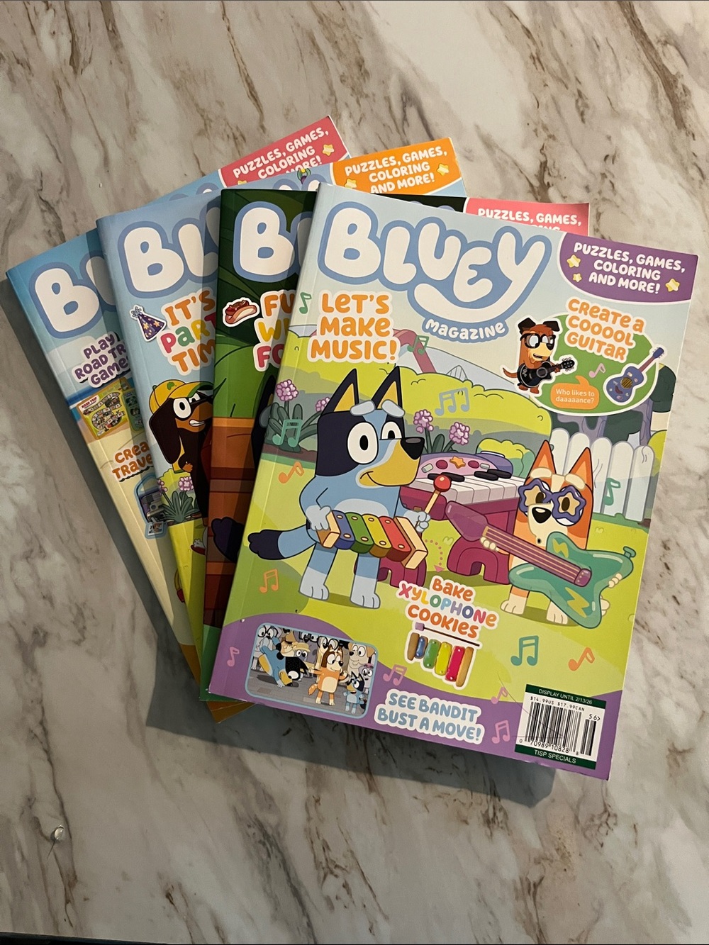 2026 Bluey Magazine Lot of 4